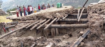 चौगनफयाका महेन्द्रको घरमा आगलागी; बिस लाख बराबरको क्षति