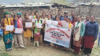 दुई महिने बिउटी पालर सम्वन्धि आधारभुत तालिम सम्पन्न