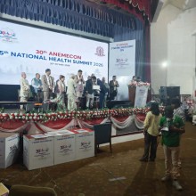 दुर्गम क्षेत्रमा स्वास्थ्य सेवामा योगदान पुर्याए बापत डा. तिवारी सम्मानित