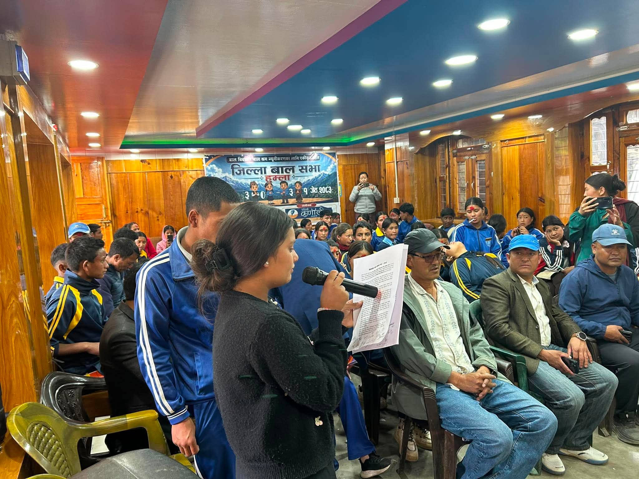 वाल विवाह न्यूनिकरणमा जुट्दै हुम्लाका वालवालिका (सिमकोट वाल घोषणा–पत्रसहित)