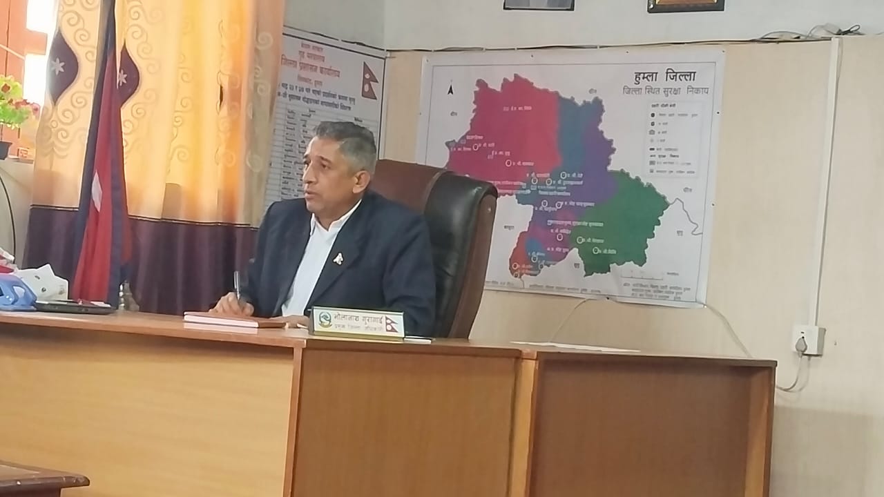 प्रमुख जिल्ला अधिकारी गुरागाईद्धारा जिल्लाका क्रियाशिल पत्रकारसँग परिचयात्मक कार्यक्रम