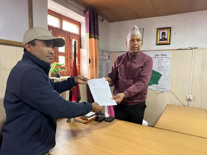 हुम्ला—बाजुरा सीमा विवाद चर्किँदा जिल्ला प्रसासन कार्यालय हुम्लाद्धारा नेपाल सरकारलाई ७ बुँदे ज्ञापन पेस