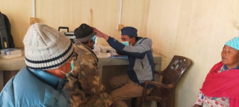 तीन दिने निःशुल्क मोतिबिन्दु शल्यक्रिया शिविरमा ६०३ जान लाभान्वीत