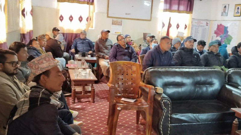 विपद व्यवस्थापन समितिको बैठक बस्यो, पुर्व तयारीका साथ बस्न आग्रह