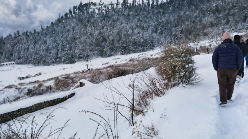 हुम्लामा दोस्रो पटक हिमपात