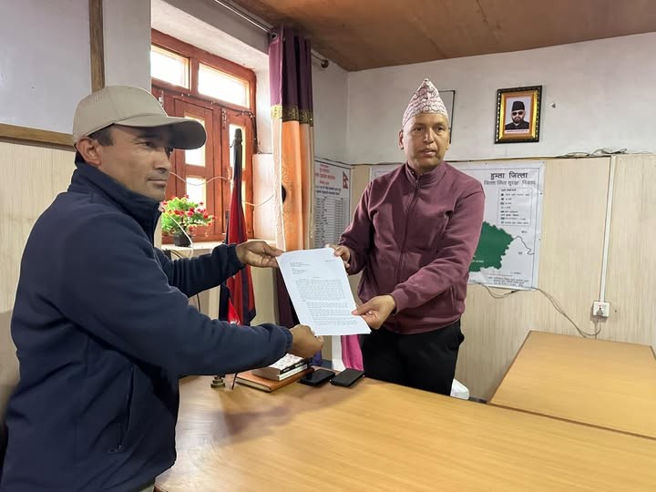 हुम्ला—बाजुरा सीमा विवाद चर्किँदा जिल्ला प्रसासन कार्यालय हुम्लाद्धारा नेपाल सरकारलाई ७ बुँदे ज्ञापन पेस