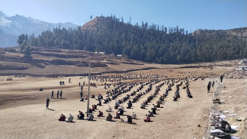 निर्वाचन प्रहरीको फिजिकल परिक्षणबाट १ हजार ५२ जना उत्रिर्णः लिखित परिक्षा आज सकियो