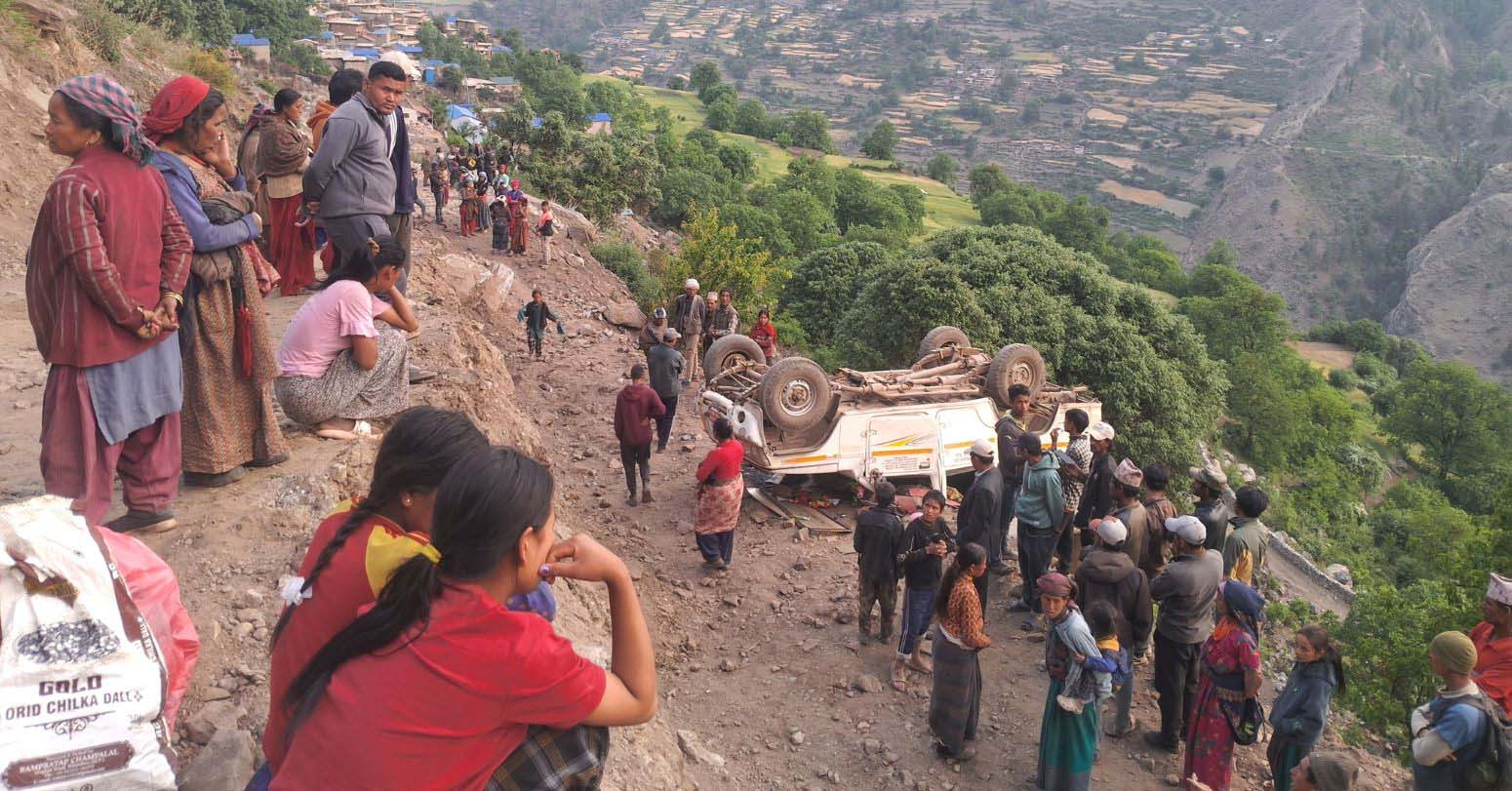 सात वर्षमा हुम्ला भित्र ७३ वटा सवारी दुर्घटनाः३६ जनाको मृत्यु